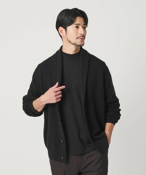 BEAUTY&YOUTH UNITED ARROWS / ビューティー&ユース ユナイテッドアローズ カーディガン・ボレロ | 【WEB限定 WARDROBE SMART】ウォッシャブル ショールカラー カーディガン | 詳細3