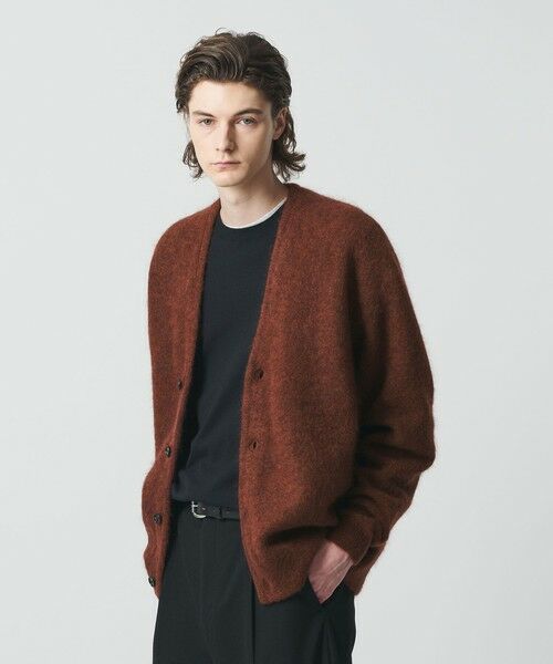 BEAUTY&YOUTH UNITED ARROWS / ビューティー&ユース ユナイテッドアローズ カーディガン・ボレロ | シャギー モヘヤ Vネック カーディガン | 詳細11