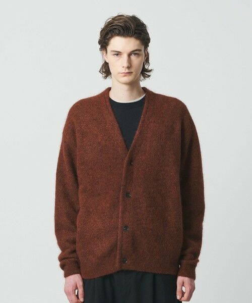BEAUTY&YOUTH UNITED ARROWS / ビューティー&ユース ユナイテッドアローズ カーディガン・ボレロ | シャギー モヘヤ Vネック カーディガン | 詳細15