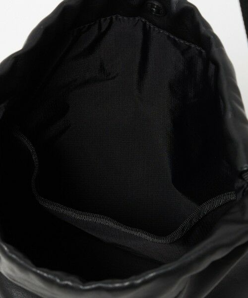 BEAUTY&YOUTH UNITED ARROWS / ビューティー&ユース ユナイテッドアローズ ショルダーバッグ | ＜BAICYCLON＞レザーライク ドロー ストリング 巾着 バッグ | 詳細11