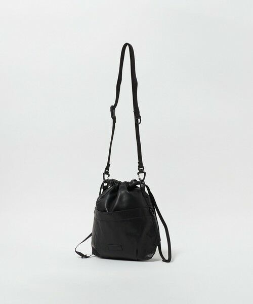 BEAUTY&YOUTH UNITED ARROWS / ビューティー&ユース ユナイテッドアローズ ショルダーバッグ | ＜BAICYCLON＞レザーライク ドロー ストリング 巾着 バッグ | 詳細5