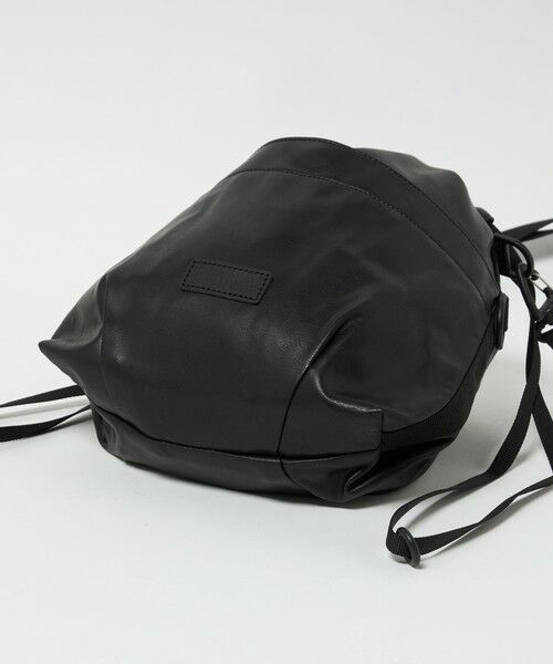 BEAUTY&YOUTH UNITED ARROWS / ビューティー&ユース ユナイテッドアローズ ショルダーバッグ | ＜BAICYCLON＞レザーライク ドロー ストリング 巾着 バッグ | 詳細9