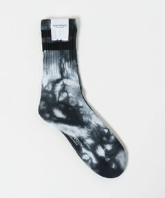 BEAUTY&YOUTH UNITED ARROWS / ビューティー&ユース ユナイテッドアローズ ソックス | ツーライン パイル クルー タイダイ ソックス