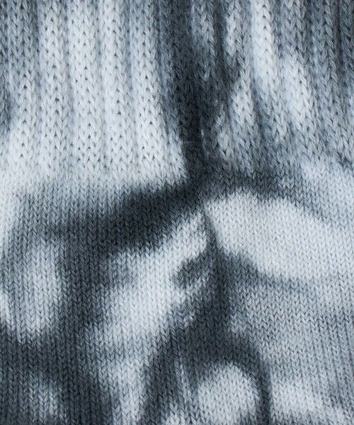 BEAUTY&YOUTH UNITED ARROWS / ビューティー&ユース ユナイテッドアローズ ソックス | ツーライン パイル クルー タイダイ ソックス | 詳細1