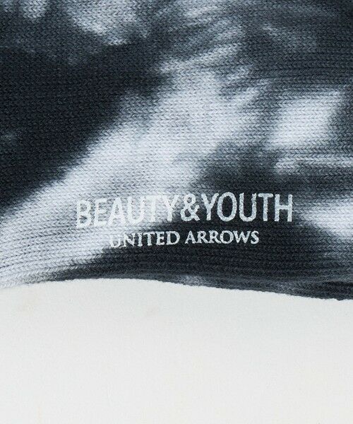 BEAUTY&YOUTH UNITED ARROWS / ビューティー&ユース ユナイテッドアローズ ソックス | ツーライン パイル クルー タイダイ ソックス | 詳細2