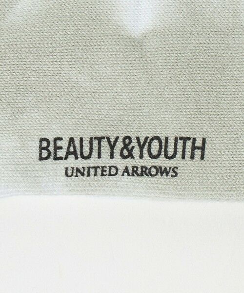 BEAUTY&YOUTH UNITED ARROWS / ビューティー&ユース ユナイテッドアローズ ソックス | ツーライン パイル クルー タイダイ ソックス | 詳細4