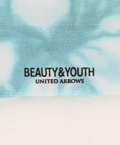 BEAUTY&YOUTH UNITED ARROWS / ビューティー&ユース ユナイテッドアローズ ソックス | ツーライン パイル クルー タイダイ ソックス | 詳細7
