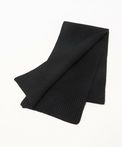 BEAUTY & YOUTH UNITED ARROWS/ビューティー&ユース ユナイテッドアローズ アゼ ニット マフラー BLACK FREE BEAUTY & YOUTH UNITED ARROWS/ビューティー&ユース ユナイテッドアローズ アゼ ニット マフラー BLACK FREE