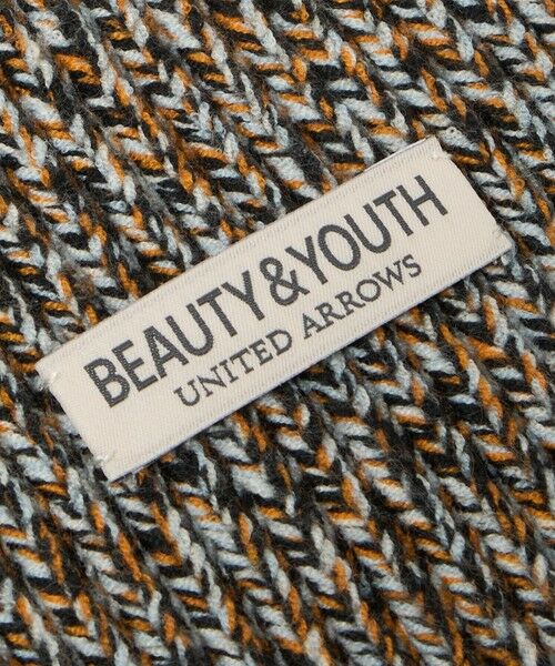 BEAUTY&YOUTH UNITED ARROWS / ビューティー&ユース ユナイテッドアローズ マフラー・ショール・スヌード・ストール | ミックス アゼ ニット マフラー | 詳細4
