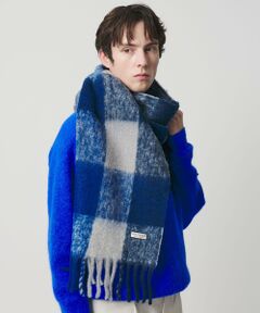 BEAUTY&YOUTH UNITED ARROWS / ビューティー&ユース ユナイテッドアローズ マフラー・ショール・スヌード・ストール | ブラッシュド ブロックチェック マフラー