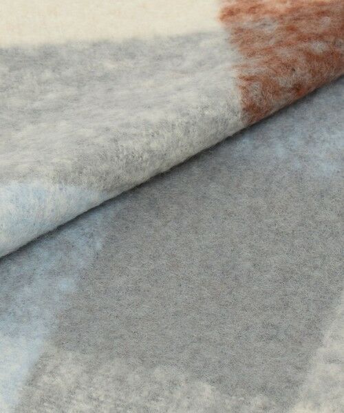 BEAUTY&YOUTH UNITED ARROWS / ビューティー&ユース ユナイテッドアローズ マフラー・ショール・スヌード・ストール | ブラッシュド ブロックチェック マフラー | 詳細4