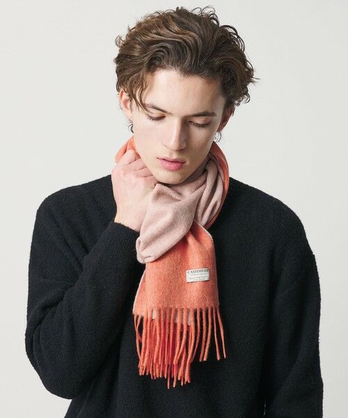BEAUTY&YOUTH UNITED ARROWS / ビューティー&ユース ユナイテッドアローズ マフラー・ショール・スヌード・ストール | カシミヤ リバーシブル マフラー | 詳細11