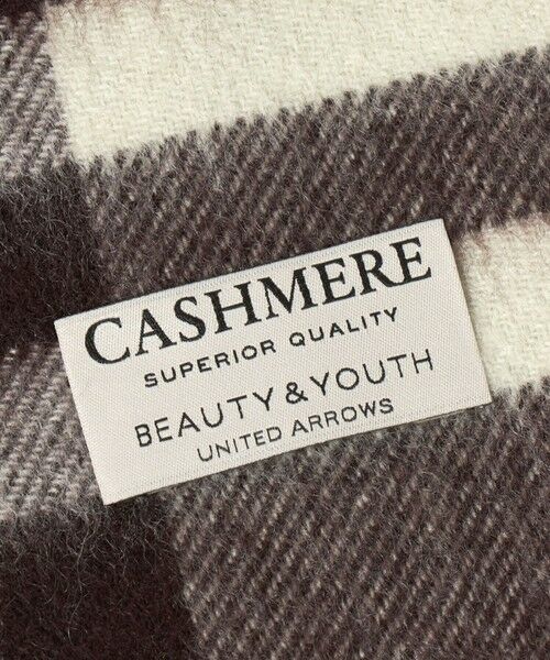 BEAUTY&YOUTH UNITED ARROWS / ビューティー&ユース ユナイテッドアローズ マフラー・ショール・スヌード・ストール | カシミヤ チェック マフラー | 詳細4