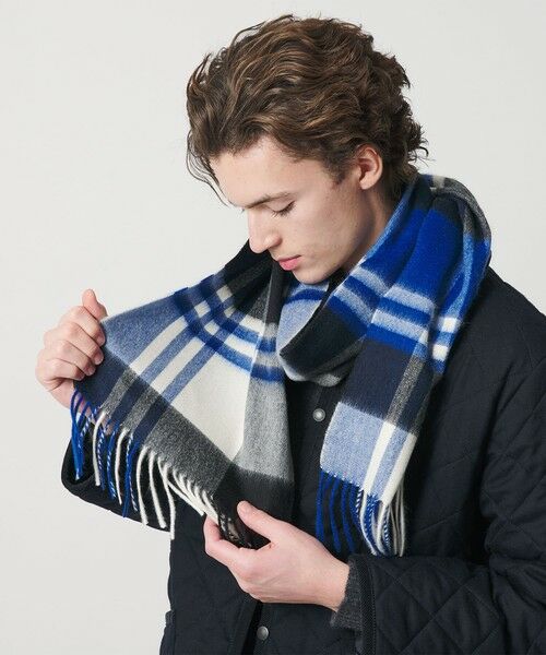 BEAUTY&YOUTH UNITED ARROWS / ビューティー&ユース ユナイテッドアローズ マフラー・ショール・スヌード・ストール | カシミヤ チェック マフラー | 詳細9