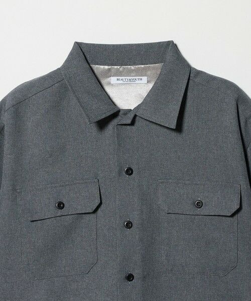 BEAUTY&YOUTH UNITED ARROWS / ビューティー&ユース ユナイテッドアローズ シャツ・ブラウス | 【WEB限定】ポリエステル ワイドショートシャツ | 詳細9