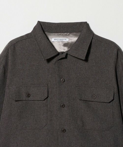 BEAUTY&YOUTH UNITED ARROWS / ビューティー&ユース ユナイテッドアローズ シャツ・ブラウス | 【WEB限定】ポリエステル ワイドショートシャツ | 詳細17