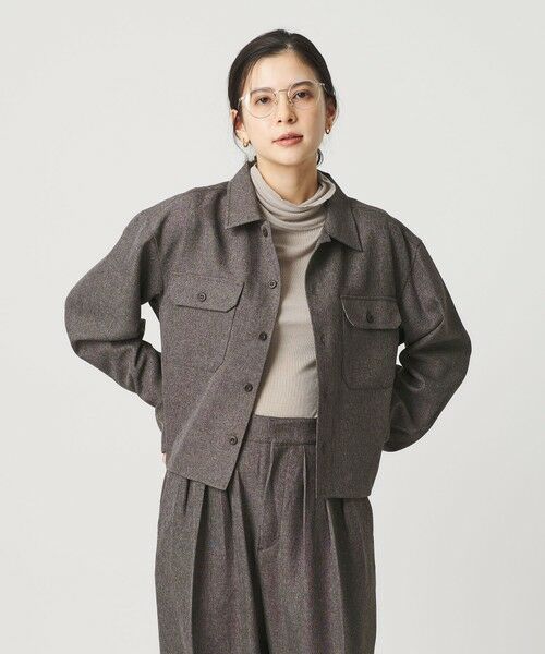 BEAUTY&YOUTH UNITED ARROWS / ビューティー&ユース ユナイテッドアローズ シャツ・ブラウス | 【WEB限定】ポリエステル ワイドショートシャツ | 詳細13