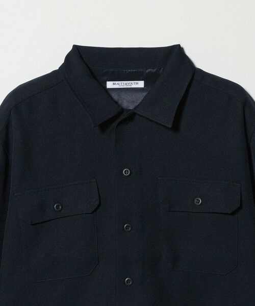 BEAUTY&YOUTH UNITED ARROWS / ビューティー&ユース ユナイテッドアローズ シャツ・ブラウス | 【WEB限定】ポリエステル ワイドショートシャツ | 詳細24
