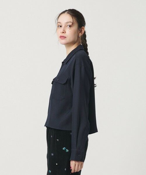 BEAUTY&YOUTH UNITED ARROWS / ビューティー&ユース ユナイテッドアローズ シャツ・ブラウス | 【WEB限定】ポリエステル ワイドショートシャツ | 詳細19