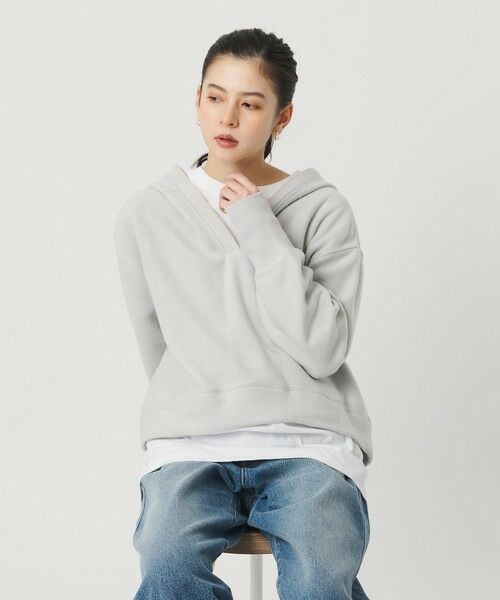 BEAUTY&YOUTH UNITED ARROWS / ビューティー&ユース ユナイテッドアローズ カットソー | パイル スキッパーフーディ | 詳細1