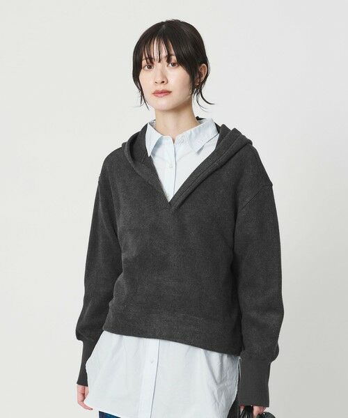 BEAUTY&YOUTH UNITED ARROWS / ビューティー&ユース ユナイテッドアローズ カットソー | パイル スキッパーフーディ | 詳細8