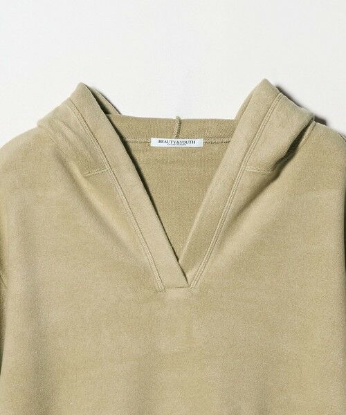 BEAUTY&YOUTH UNITED ARROWS / ビューティー&ユース ユナイテッドアローズ カットソー | パイル スキッパーフーディ | 詳細23