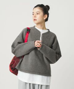 BEAUTY&YOUTH UNITED ARROWS / ビューティー&ユース ユナイテッドアローズ カットソー | ダンボール ハーフジップ プルオーバー
