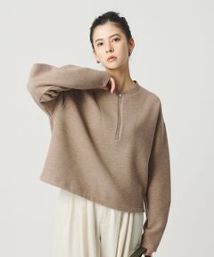 BEAUTY&YOUTH UNITED ARROWS / ビューティー&ユース ユナイテッドアローズ カットソー | ダンボール ハーフジップ プルオーバー