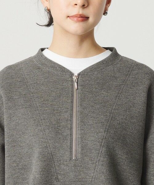 BEAUTY&YOUTH UNITED ARROWS / ビューティー&ユース ユナイテッドアローズ カットソー | ダンボール ハーフジップ プルオーバー | 詳細15