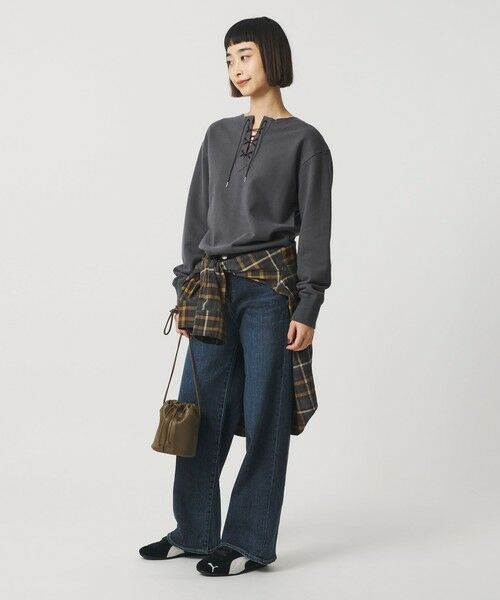 BEAUTY&YOUTH UNITED ARROWS / ビューティー&ユース ユナイテッドアローズ スウェット | コットン レースアッププルオーバー | 詳細10