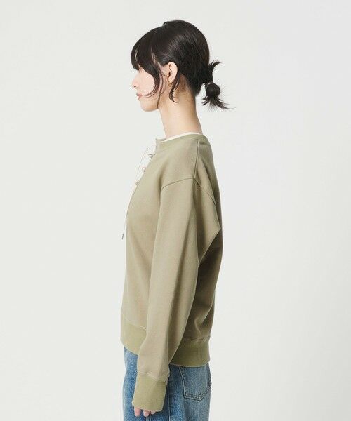 BEAUTY&YOUTH UNITED ARROWS / ビューティー&ユース ユナイテッドアローズ スウェット | コットン レースアッププルオーバー | 詳細19