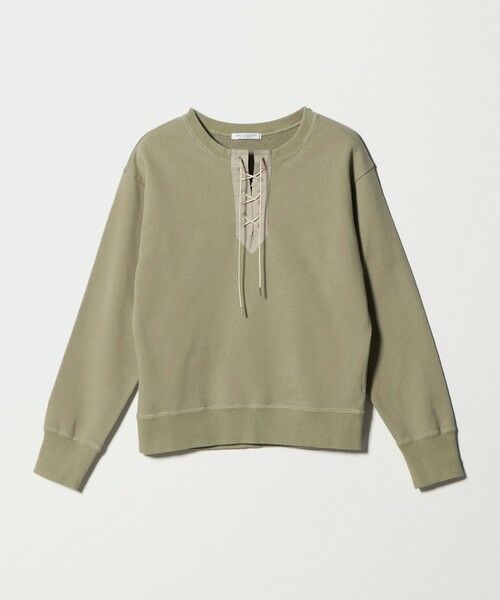 BEAUTY&YOUTH UNITED ARROWS / ビューティー&ユース ユナイテッドアローズ スウェット | コットン レースアッププルオーバー | 詳細21