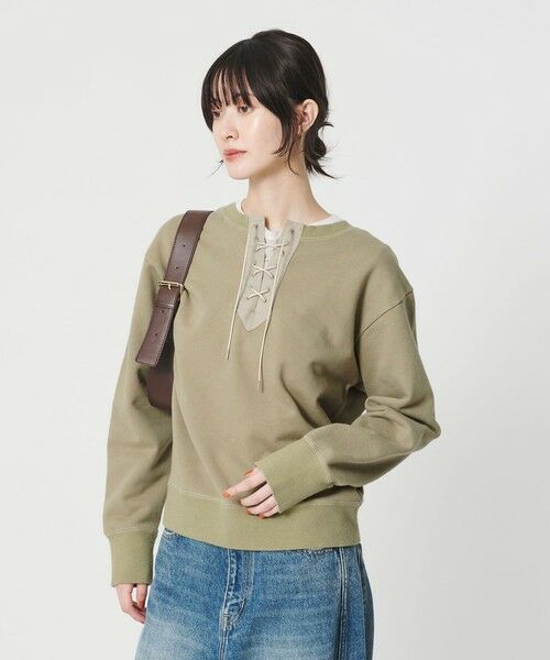 BEAUTY&YOUTH UNITED ARROWS / ビューティー&ユース ユナイテッドアローズ スウェット | コットン レースアッププルオーバー | 詳細16