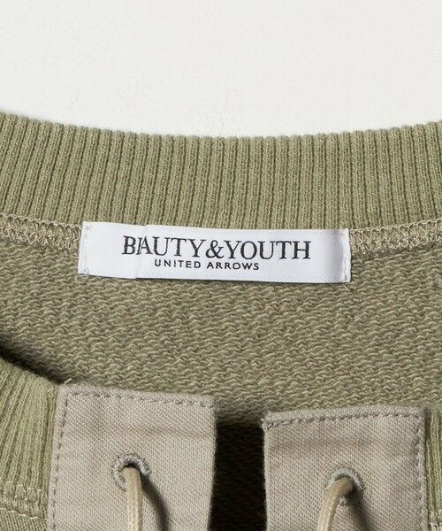 BEAUTY&YOUTH UNITED ARROWS / ビューティー&ユース ユナイテッドアローズ スウェット | コットン レースアッププルオーバー | 詳細27