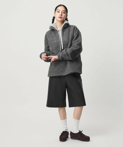 BEAUTY&YOUTH UNITED ARROWS / ビューティー&ユース ユナイテッドアローズ カットソー | ハーフジップ エルボーパッチ プルオーバー | 詳細7