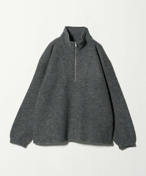 BEAUTY&YOUTH UNITED ARROWS / ビューティー&ユース ユナイテッドアローズ カットソー | ハーフジップ エルボーパッチ プルオーバー | 詳細8