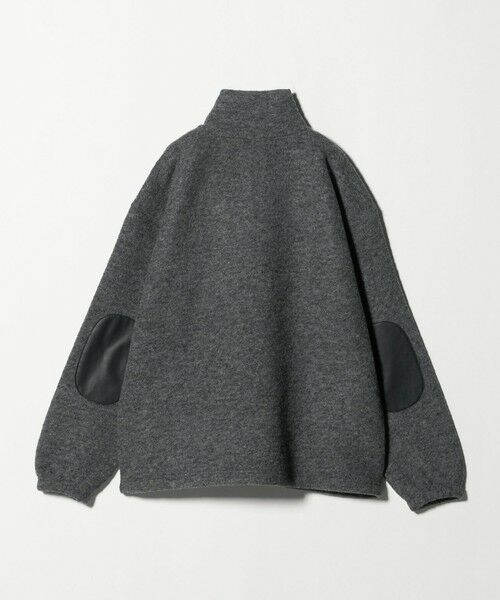 BEAUTY&YOUTH UNITED ARROWS / ビューティー&ユース ユナイテッドアローズ カットソー | ハーフジップ エルボーパッチ プルオーバー | 詳細9