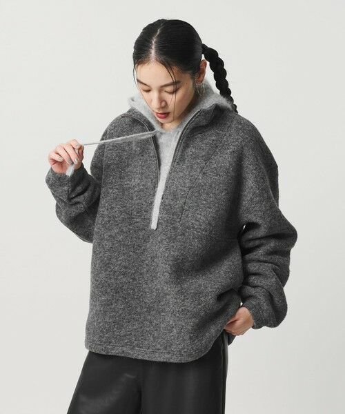 BEAUTY&YOUTH UNITED ARROWS / ビューティー&ユース ユナイテッドアローズ カットソー | ハーフジップ エルボーパッチ プルオーバー | 詳細2