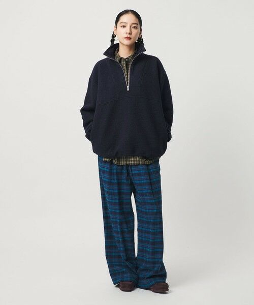 BEAUTY&YOUTH UNITED ARROWS / ビューティー&ユース ユナイテッドアローズ カットソー | ハーフジップ エルボーパッチ プルオーバー | 詳細20