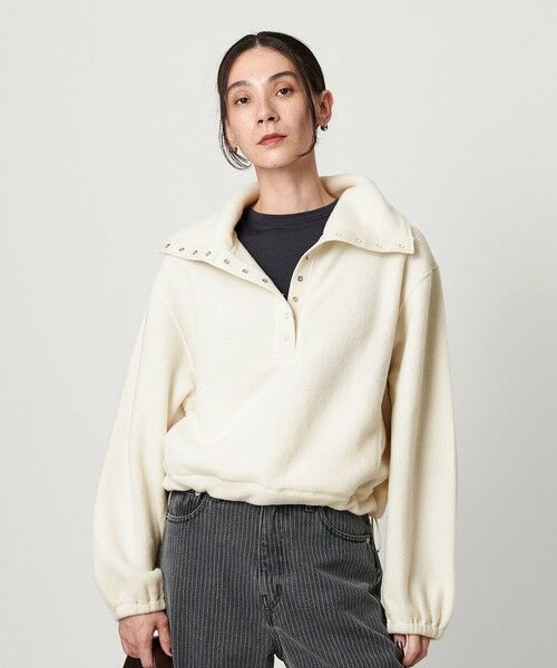 BEAUTY&YOUTH UNITED ARROWS / ビューティー&ユース ユナイテッドアローズ カットソー | フリース スナップ プルオーバー | 詳細3