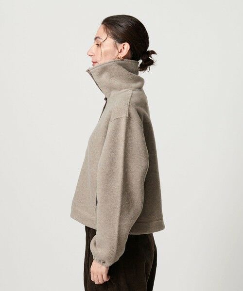 BEAUTY&YOUTH UNITED ARROWS / ビューティー&ユース ユナイテッドアローズ カットソー | フリース スナップ プルオーバー | 詳細18
