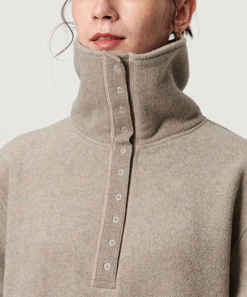 BEAUTY&YOUTH UNITED ARROWS / ビューティー&ユース ユナイテッドアローズ カットソー | フリース スナップ プルオーバー | 詳細20