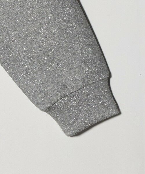 BEAUTY&YOUTH UNITED ARROWS / ビューティー&ユース ユナイテッドアローズ カットソー | ポリエステルコットンブレンド ラメダンボール プルオーバー/ミディアムグレー | 詳細10