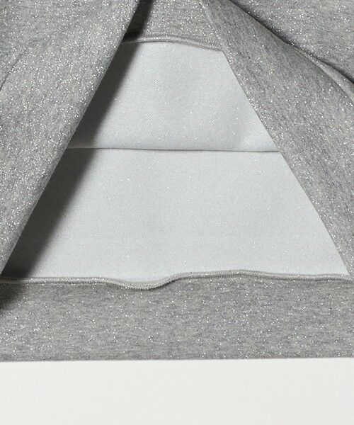 BEAUTY&YOUTH UNITED ARROWS / ビューティー&ユース ユナイテッドアローズ カットソー | ポリエステルコットンブレンド ラメダンボール プルオーバー/ミディアムグレー | 詳細12