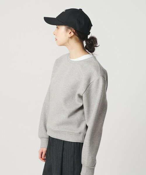 BEAUTY&YOUTH UNITED ARROWS / ビューティー&ユース ユナイテッドアローズ カットソー | ポリエステルコットンブレンド ラメダンボール プルオーバー/ミディアムグレー | 詳細2