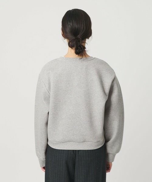 BEAUTY&YOUTH UNITED ARROWS / ビューティー&ユース ユナイテッドアローズ カットソー | ポリエステルコットンブレンド ラメダンボール プルオーバー/ミディアムグレー | 詳細6