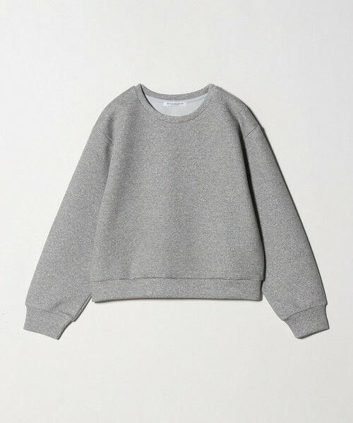 BEAUTY&YOUTH UNITED ARROWS / ビューティー&ユース ユナイテッドアローズ カットソー | ポリエステルコットンブレンド ラメダンボール プルオーバー/ミディアムグレー | 詳細7