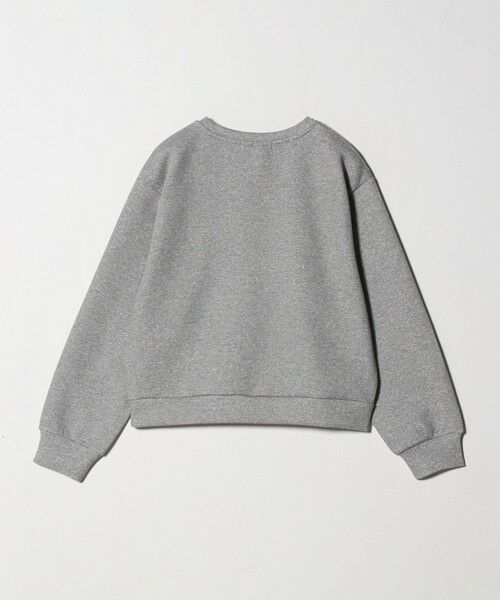 BEAUTY&YOUTH UNITED ARROWS / ビューティー&ユース ユナイテッドアローズ カットソー | ポリエステルコットンブレンド ラメダンボール プルオーバー/ミディアムグレー | 詳細8
