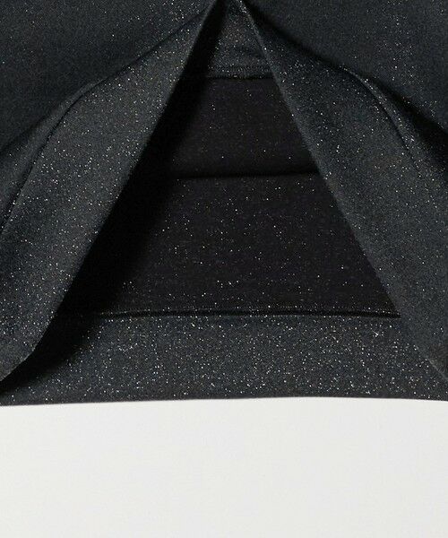 BEAUTY&YOUTH UNITED ARROWS / ビューティー&ユース ユナイテッドアローズ カットソー | ポリエステルコットンブレンド ラメダンボール プルオーバー/ブラック | 詳細12