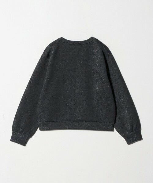 BEAUTY&YOUTH UNITED ARROWS / ビューティー&ユース ユナイテッドアローズ カットソー | ポリエステルコットンブレンド ラメダンボール プルオーバー/ブラック | 詳細8
